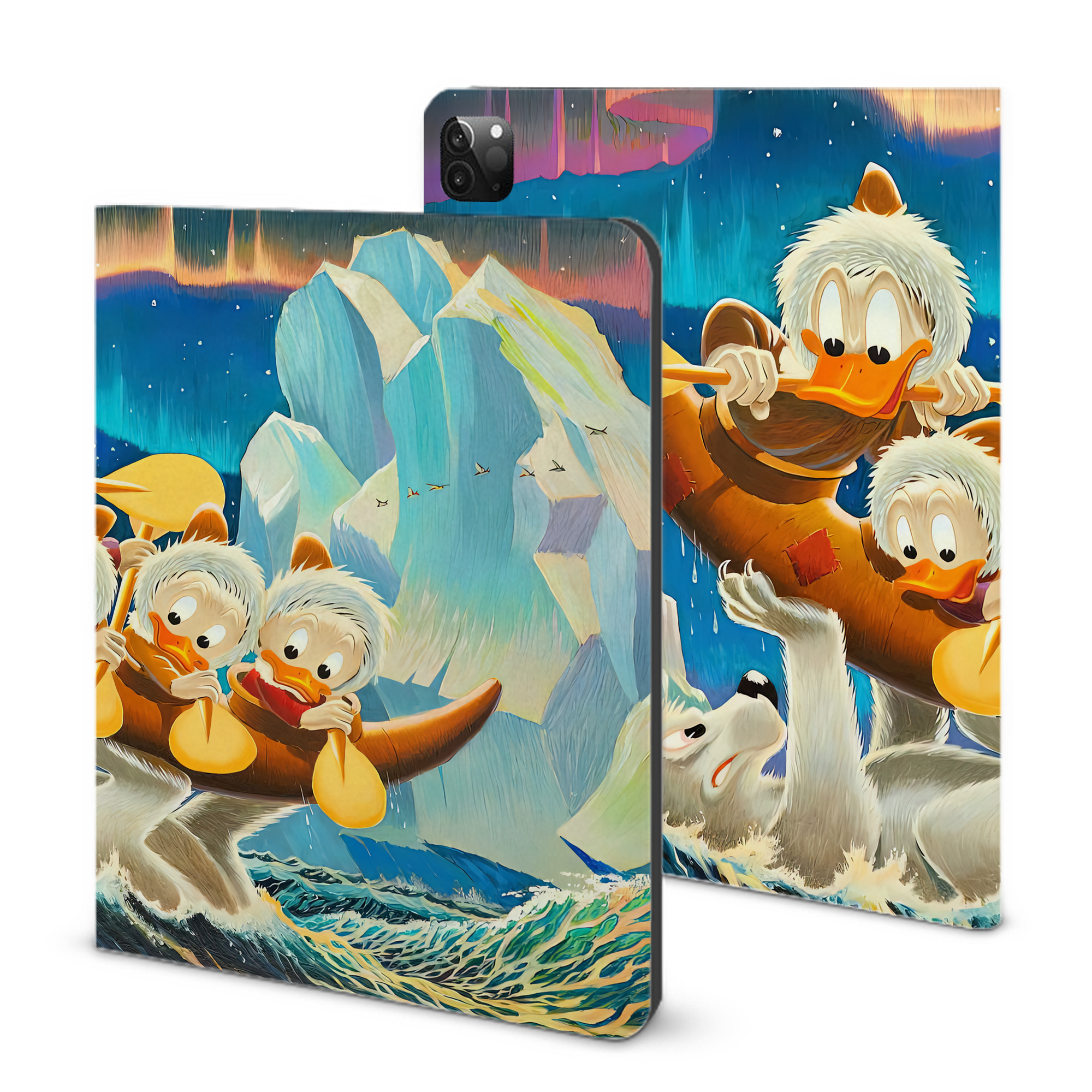 （画像用） ミッキーマウス Mickey Mouse IPadケース ペンホルダー付き ブックスタイルデザイン